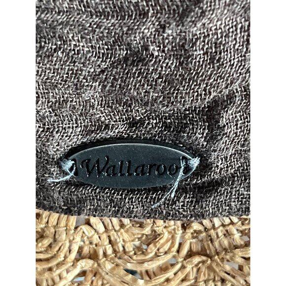 Wallaroo Hat Company Emma Women’s Sun Hat Brown Band Wide Brim Paper Braid - Picture 3 of 8